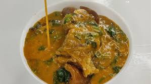 Ogbono soup with Catfish 